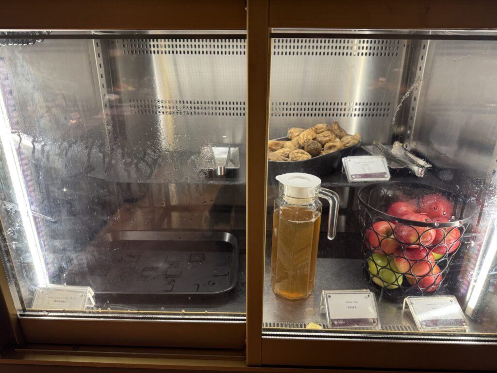 桃園国際空港 第2ターミナル「プラザプレミアムラウンジ (Zone A)」ドリンク