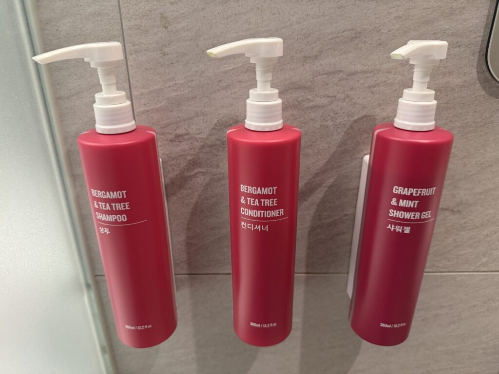 モクシーソウル仁寺洞客室シャワールーム