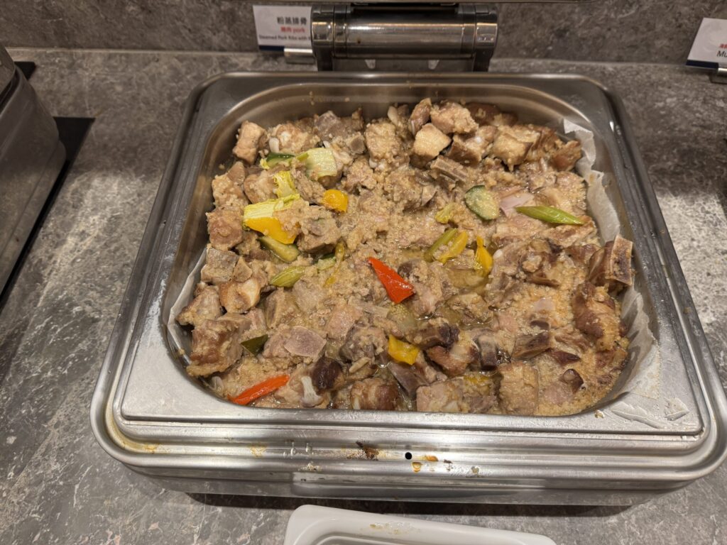 桃園国際空港 第2ターミナル「オリエンタルクラブラウンジ」 食事