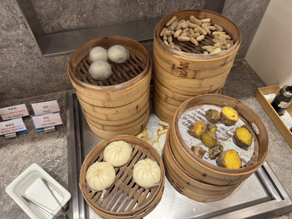 桃園国際空港 第2ターミナル「オリエンタルクラブラウンジ」 食事