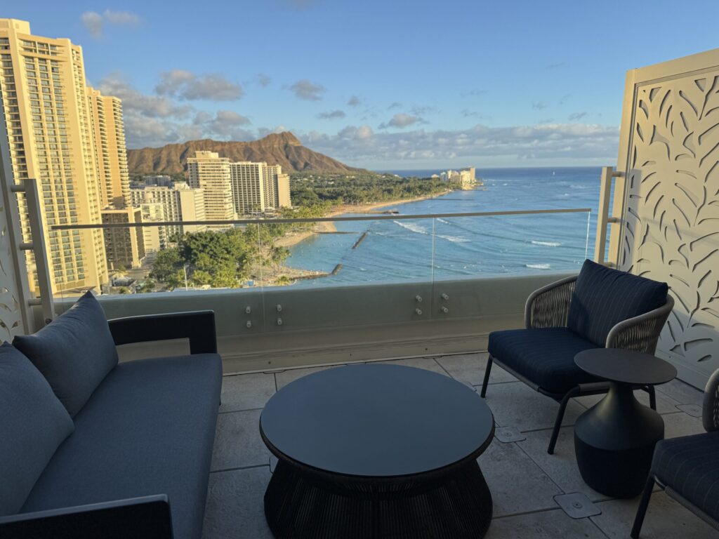 モアナサーフライダー 部屋 ベランダ