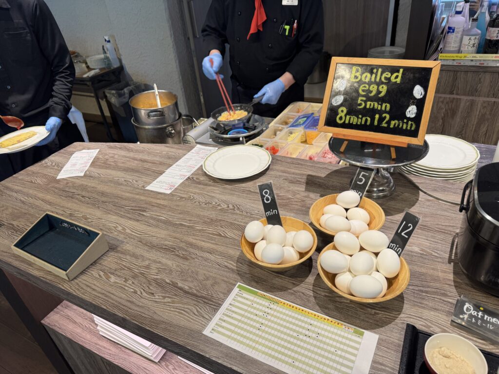 伊豆マリオットホテル修善寺 朝食ブッフェ エグステーション