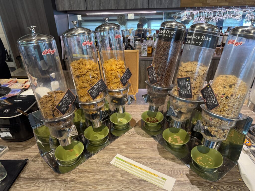 伊豆マリオットホテル修善寺 朝食ブッフェ シリアル