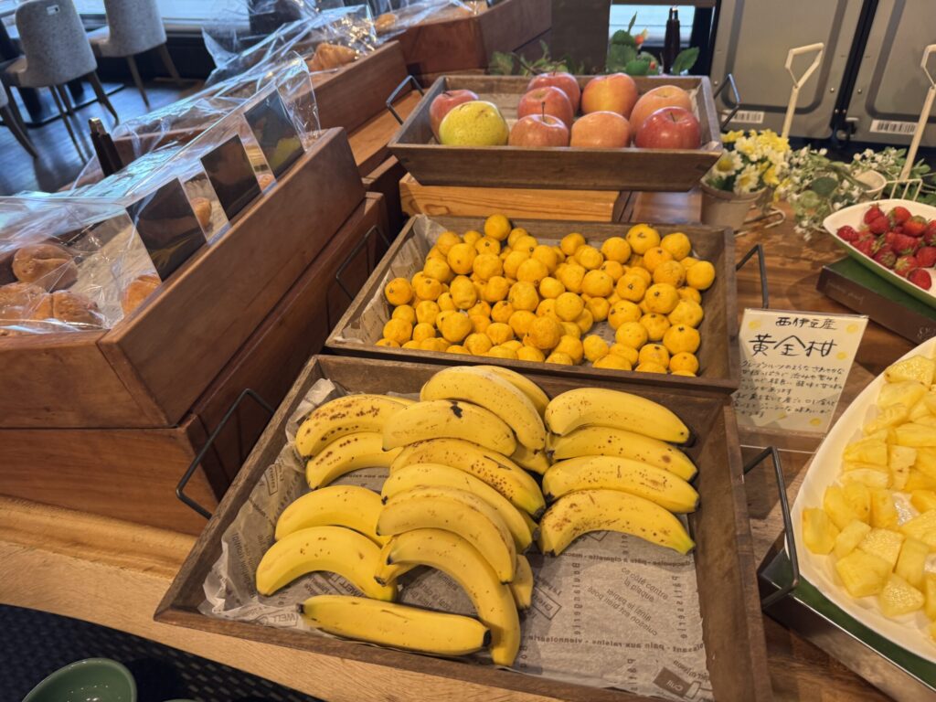 伊豆マリオットホテル修善寺 朝食ブッフェ フルーツ