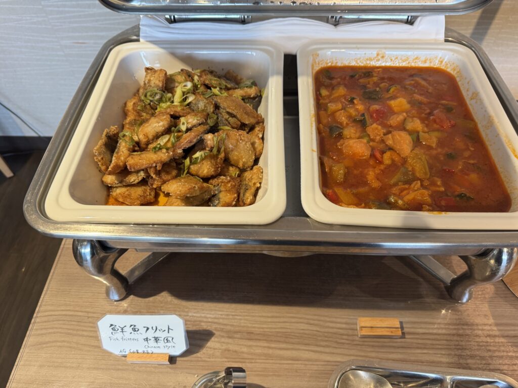 伊豆マリオットホテル修善寺 クラブラウンジ ホットミール