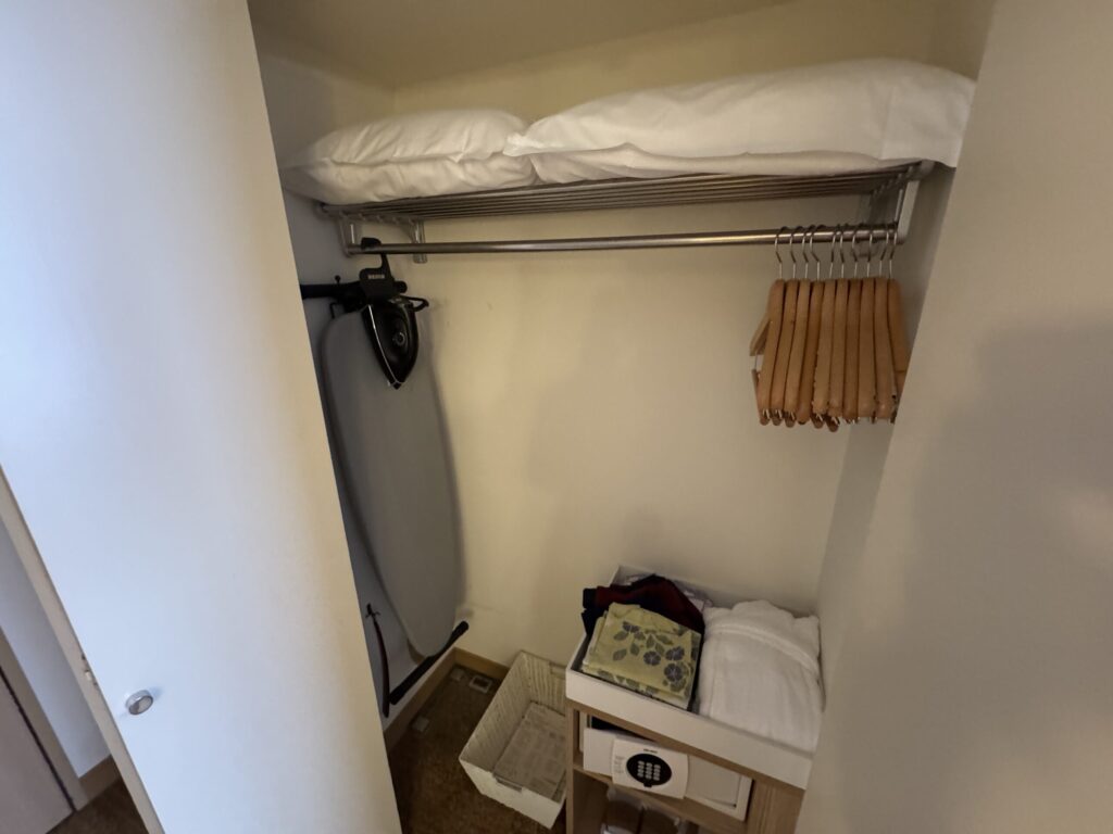 シェラトングランデトーキョーベイ 部屋 クローゼット