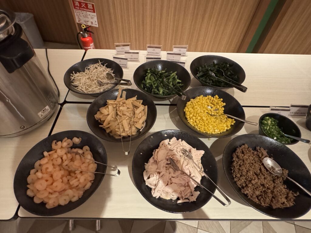 シェラトングランデトーキョーベイ クラブラウンジ ラーメン