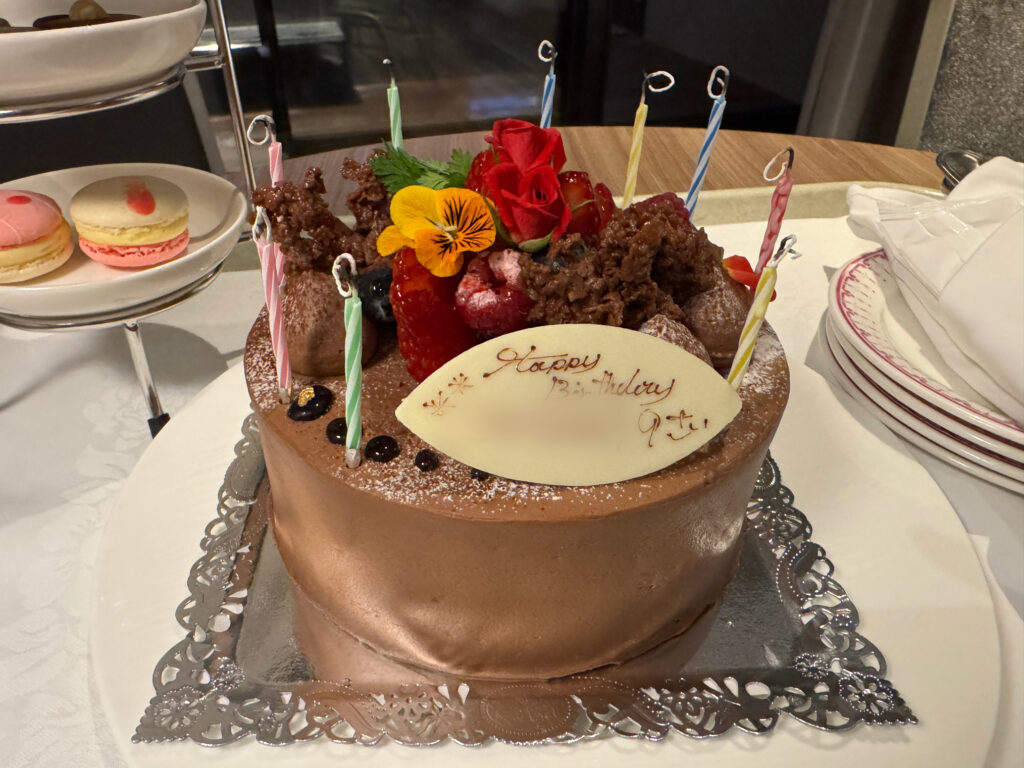 伊豆マリオットホテル修善寺 誕生日 ケーキ