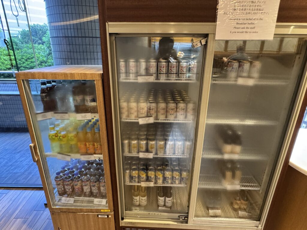 シェラトングランデトーキョーベイ 朝食ビュッフェ アルコール