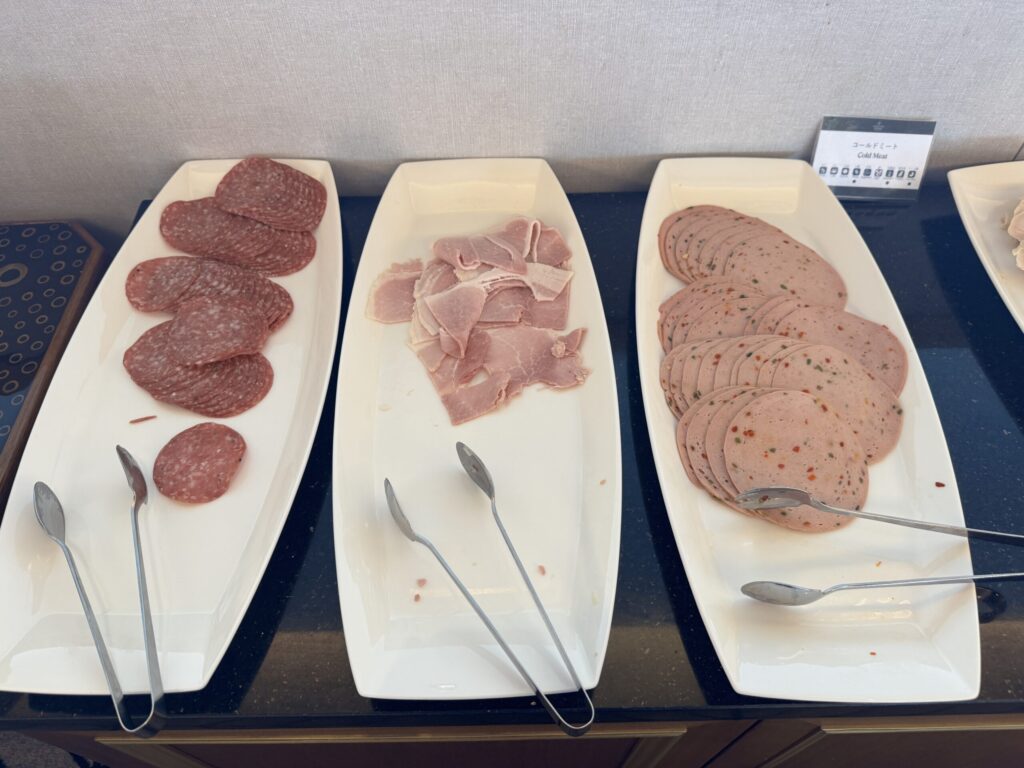 シェラトングランデトーキョーベイ クラブラウンジ 朝 デリ
