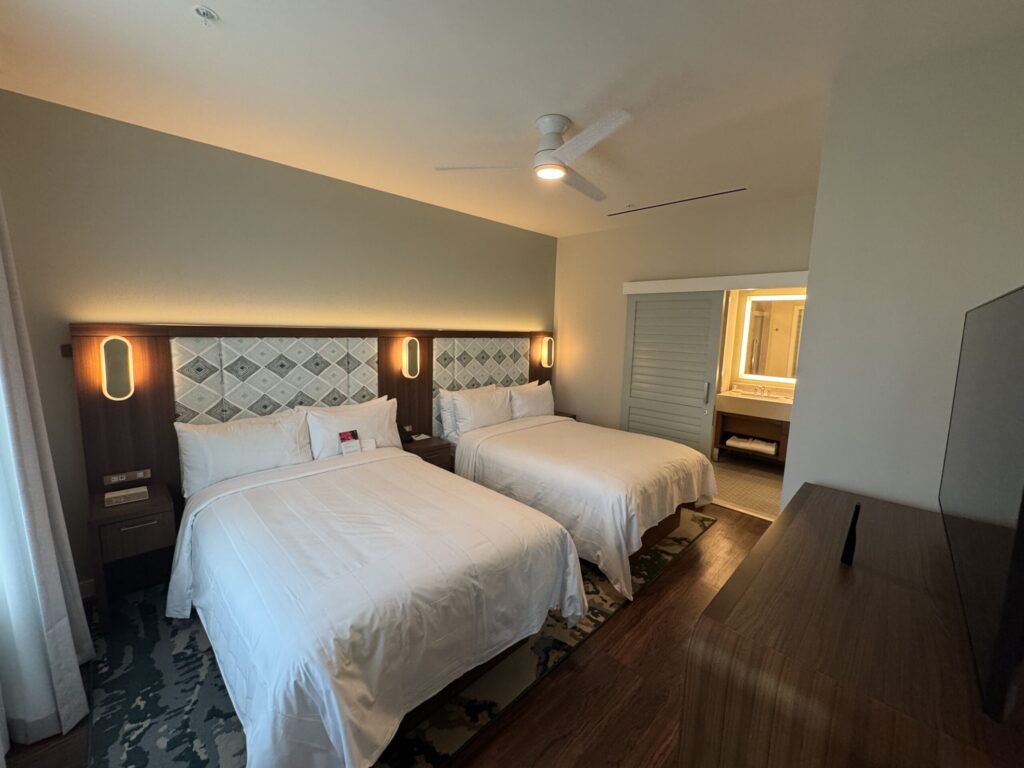 マリオットバケーションクラブ・ワイキキ 部屋 ベット