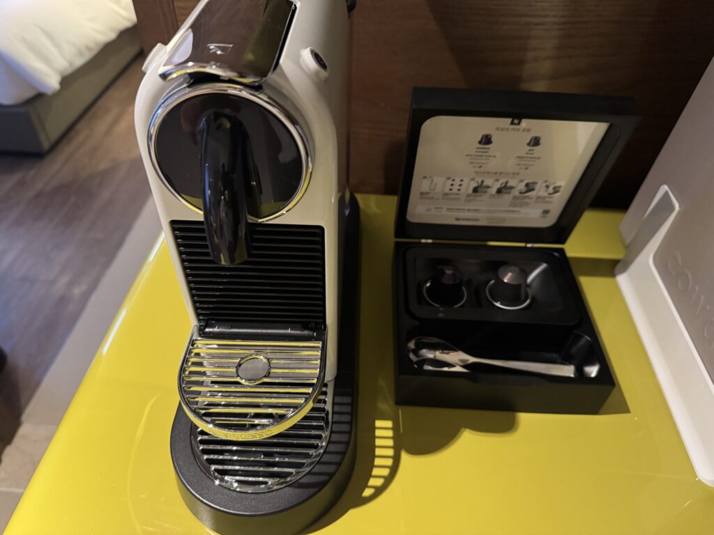 コートヤード・バイ・マリオット ソウル南大門 客室 コーヒー