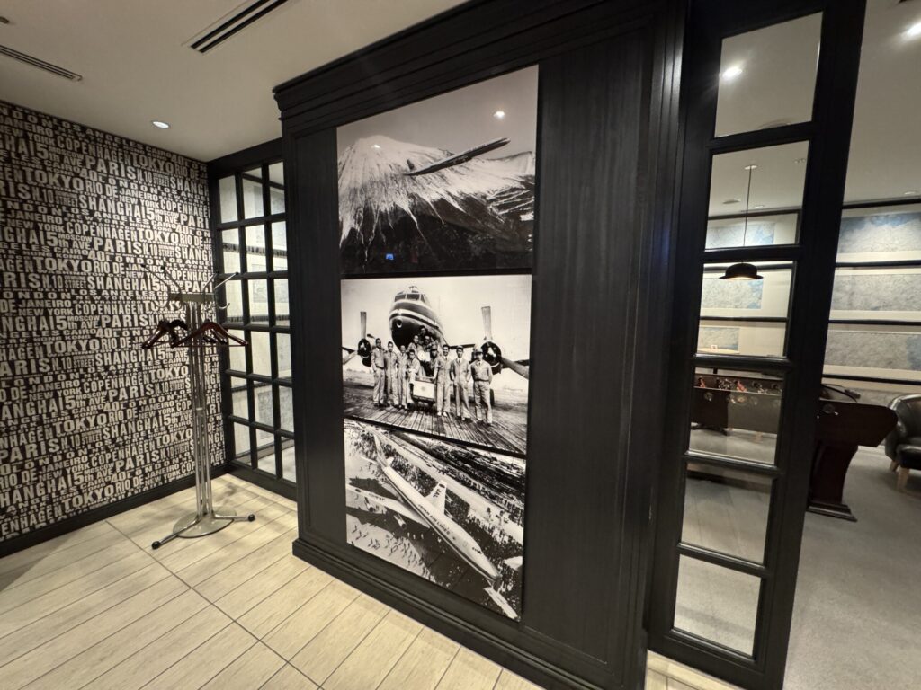 JALファーストクラスラウンジ 靴磨きサービス 展示品