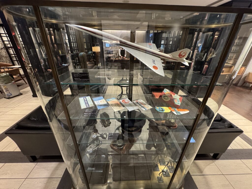 JALファーストクラスラウンジ 靴磨きサービス 展示品