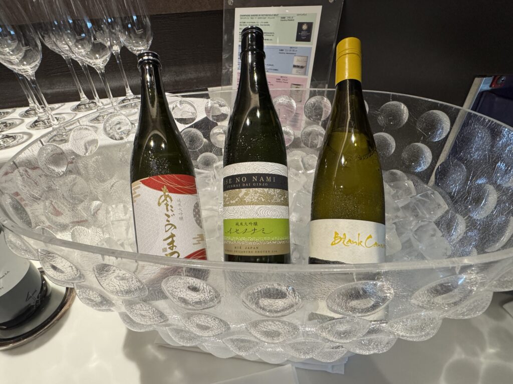 JALファーストクラスラウンジ JAL's SALON アルコール