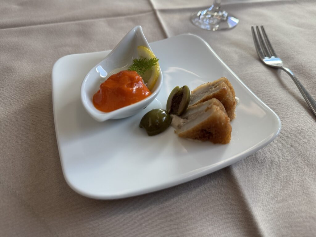 JAL国際線ファーストクラス 機内食