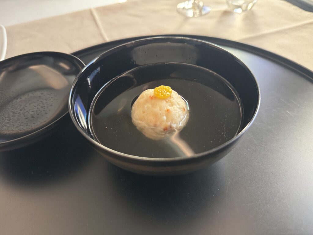 JAL国際線ファーストクラス 機内食