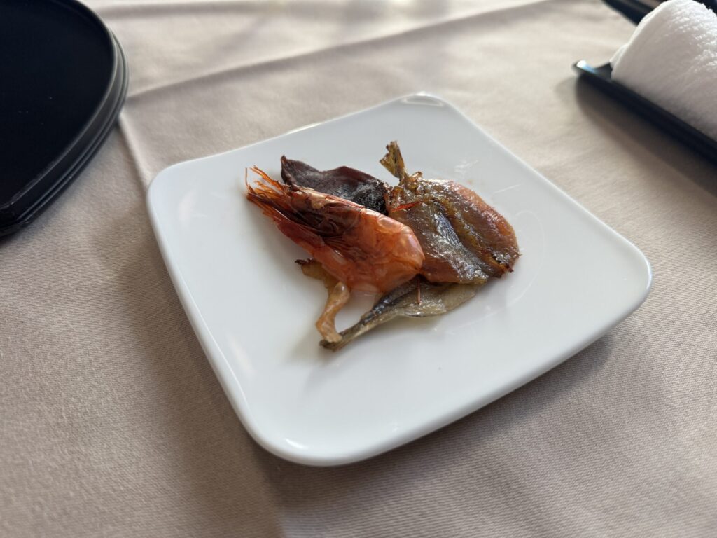 JAL国際線ファーストクラス 機内食