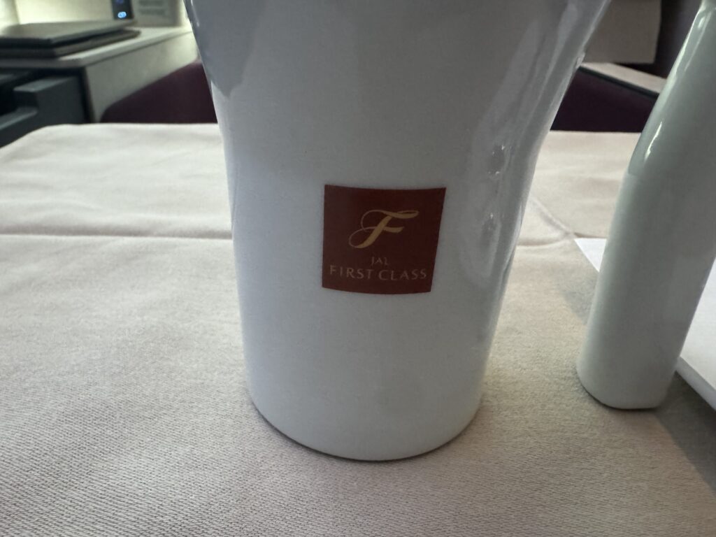 JAL国際線ファーストクラス アラカルト コーヒー