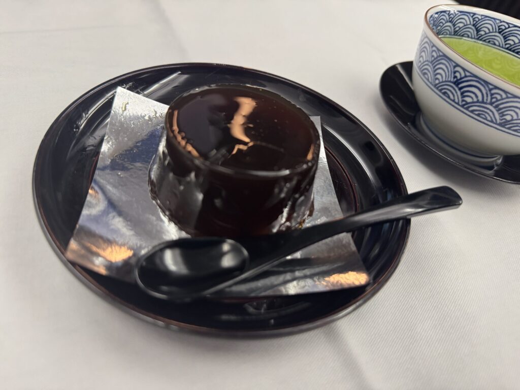 ANA 往路 ファーストクラス 和食 フルコース デザート