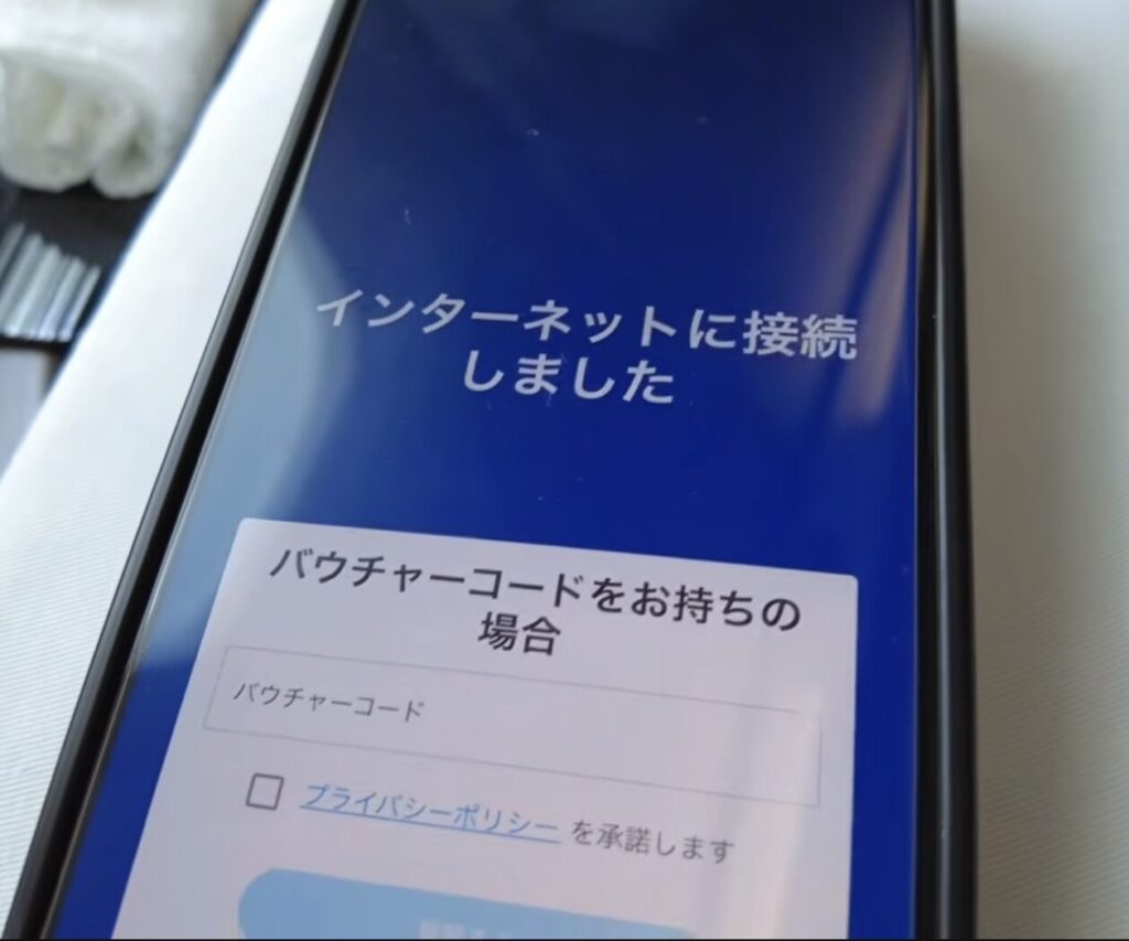 ANA 帰路 ファーストクラス Wi-Fi